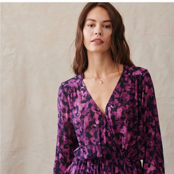 Bella Dahl Floral Midi Dress size M - Picture 2 of 12